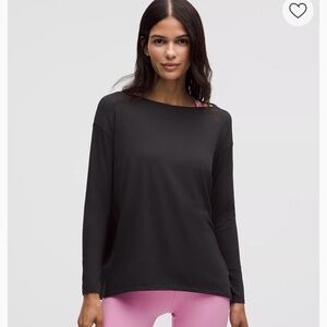 Lululemon Back In Action Organic Cotton Long-Sleeve Shirt
